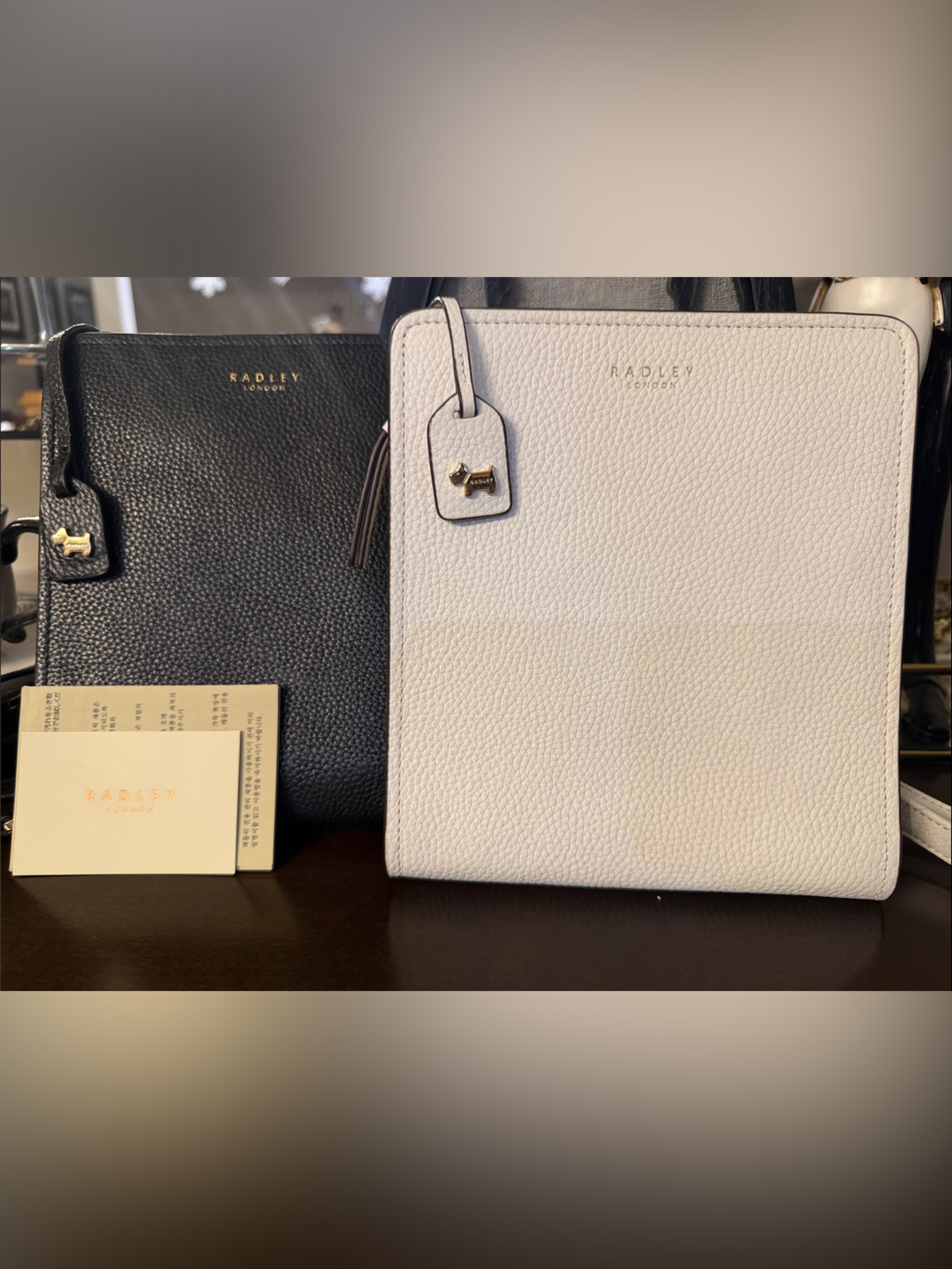 Radley London Set Of 2 Pebbled Leather Crossbody Bag- Hard To Find